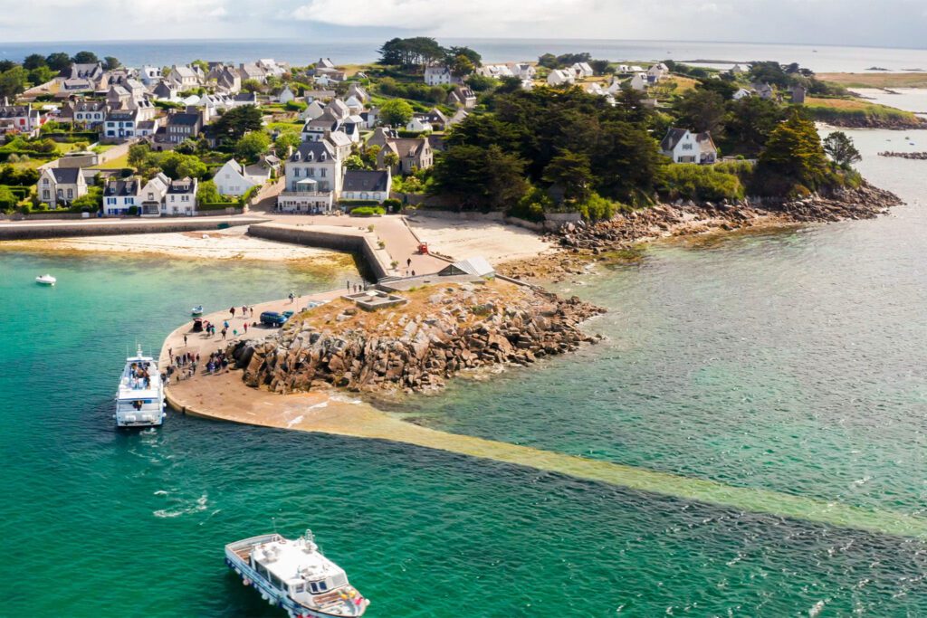 Embarcadère navette Roscoff Auberge de jeunesse Ile de Batz