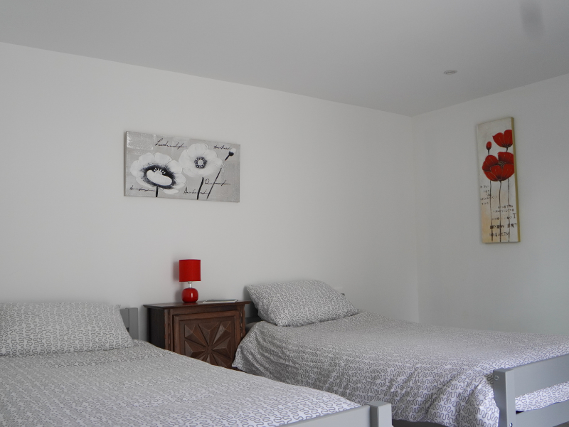 Chambre partagée du gîte du Cragou dans les Monts d’Arrée